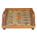 Ikat 12" Square Tray